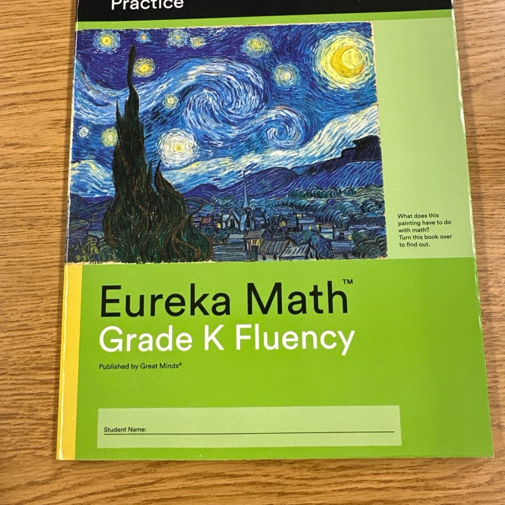 EUREKA MATH / GRADE K FLUENCY / STUDENT CONSUMABLE WORKBOOK / NEW